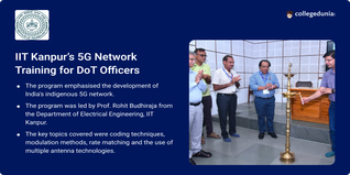 IIT Kanpur's Training on 5G and Indigenous Networks for DoT Officers