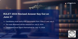 RULET 2024 Revised Answer Key Out on June 27, Know Steps to Download Revised Answer Key
