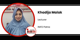 Interview Khadija Malak Lecturer at INIFD Patna