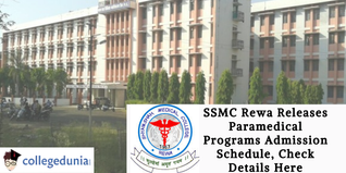 SSMC Rewa Releases Paramedical Programs Admission Schedule, Check Details Here