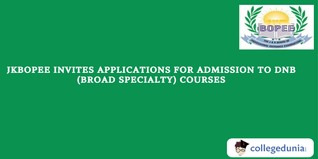 JKBOPEE 2024:  Invites Applications for Admission to DNB (Broad Specialty) Courses