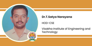 Visakha Institute of Engineering and Technology, HOD-CSE: Dr.T.Satya Narayana Interview