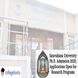 Satavahana University Ph.D. Admission 2025; Applications Open for Research Programs