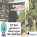 JUIT Opens Applications for Various Programs, Check Details Here!