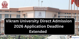 Vikram University Extends Direct Admission 2026 Application Deadline Apply by March 5