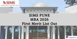 SIMS Pune MBA 1st Merit List 2026 28 Released
