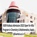 IISER Kolkata Admission 2023 Open for MSc Program in Chemistry & Mathematics; Apply @iiserkol.ac.in