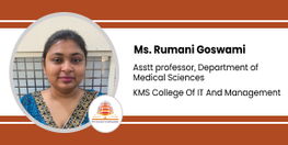 Interview Ms Rumani Goswami Asstt Prof Department of Medical Sciences at KMS College Of IT And Management Dasuya