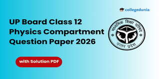 UP Board Class 12 Physics Compartment Question Paper 2026 with Solution PDF