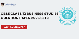 CBSE 2026 Class 12 Business Studies Set 3 Question Paper with Solutions