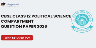 CBSE Class 12 Political Science Compartment Question Paper 2026 with Solution PDF