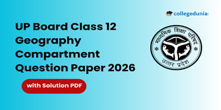 UP Board Class 12 Geography Compartment Question Paper 2026 with Solution PDF
