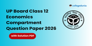 UP Board Class 12 Economics Compartment Question Paper 2026 with Solution PDF