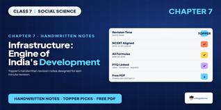 Infrastructure Class 7 Social Science Handwritten Notes