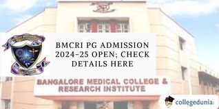 BMCRI PG Admission 2024-25 Open; Check Details Here