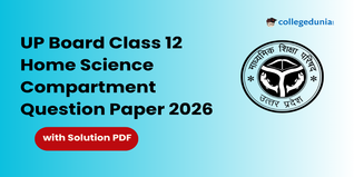 UP Board Class 12 Home Science Compartment Question Paper 2026 with Solution PDF