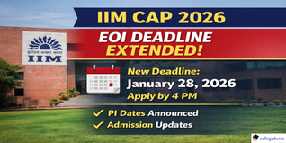 IIM CAP 2026 EOI Submission Deadline Extended Till January 28; Candidates Can Apply by 4 PM