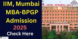 IIM Mumbai MBA BPGP Admission 2026 Open; Check Round-Wise Schedule Here