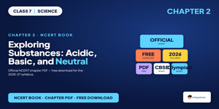 Exploring Substances: Acidic, Basic, and Neutral Class 7 Book PDF
