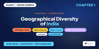 Geographical Diversity of India Class 7 Social Science Book PDF