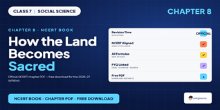 How the Land Becomes Sacred Class 7 Social Science NCERT Book PDF