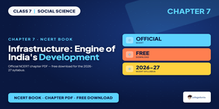 Infrastructure: Engine of India's Development Class 7 Book PDF