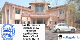 Goa University MBA Admissions Extended