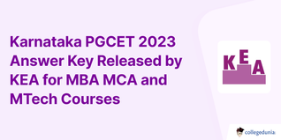 Karnataka PGCET 2023 Answer Key Released by KEA for MBA, MCA, and MTech Courses; Check Details Here