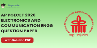AP PGECET 2026 Electronics and Communication Engineering Question Paper: Download Answer Key with Solutions