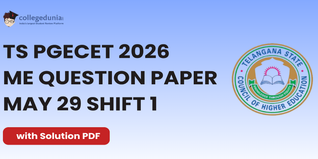 TS PGECET 2026 Mechanical Engineering (ME) Question Paper: Download Answer Key with Solutions PDF