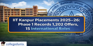 IIT Kanpur Placements 2025–26: Phase 1 Records 1,202 offers, 15 International Roles