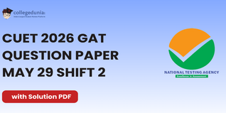 CUET 2026 General Aptitude Test May 29 Shift 2 Question Paper- Download Answer Key and Solution PDF