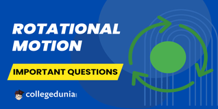 Rotational Motion JEE Mains Questions - List Of Most Asked Questions With Solutions