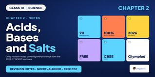 Acids, Bases and Salts Class 10 Notes