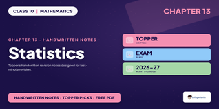 Class 10 Maths Statistics Handwritten Notes - Download PDF