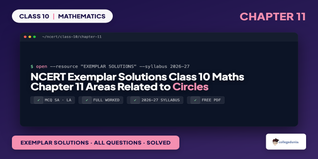 NCERT Exemplar Solutions Class 10 Maths Chapter 11