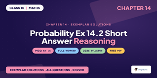 NCERT Exemplar Class 10 Maths Chapter 14 Probability Exercise 14.2 Solutions