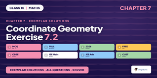 NCERT Exemplar Class 10 Maths Chapter 7 Coordinate Geometry Exercise 7.2