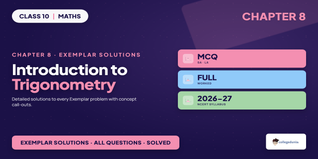 NCERT Exemplar Solutions Class 10 Maths Chapter 8 Introduction to Trigonometry