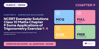 NCERT Exemplar Solutions Class 10 Maths Chapter 9 Exercise 9.4