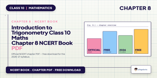 NCERT Book Class 10 Maths Chapter 8 Introduction to Trigonometry PDF 2026-27
