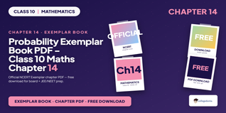 NCERT Exemplar Class 10 Maths Probability Book PDF