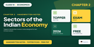 Class 10 Economics Chapter 2 Handwritten Notes 2026-27 PDF