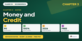 Money and Credit Class 10 Notes 2026-27 - Download PDF