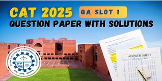 CAT 2025 Slot 1 Question Paper QA: Download Question Paper PDF with Answer Key and Solutions