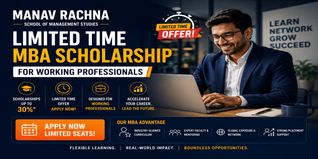 Manav Rachna Offers Limited-Time MBA Scholarship for Working Professionals