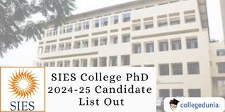 SIES College PhD 2024-25 Candidate List Out; Check Fee Structure Here