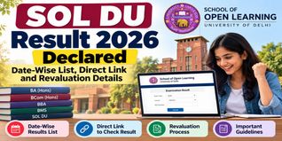 DU SOL  Result 2026 (Out) @sol.du.ac.in: Date-Wise List, Direct Link and Revaluation Details