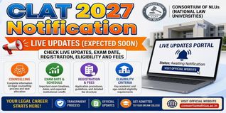 CLAT 2027 Notification (Expected Soon) @consortiumofnlus.ac.in - Check Live Updates, Exam Date, Registration, Eligibility and Fees