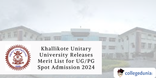 Khallikote Unitary University Releases Merit List for UG/PG Spot Admission 2024; Check Details Here